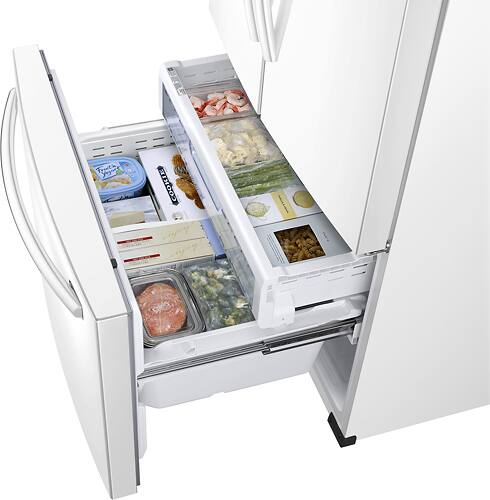 Samsung - 26 cu.ft. French Door with External Water and Ice Dispenser - White - Alt_View_Standard_16