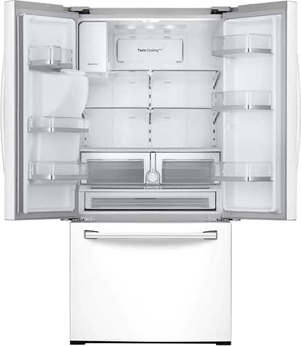 Samsung - 26 cu.ft. French Door with External Water and Ice Dispenser - White - Alt_View_Standard_2