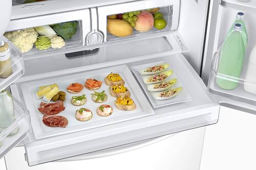 Samsung - 26 cu.ft. French Door with External Water and Ice Dispenser - White - Alt_View_Standard_3