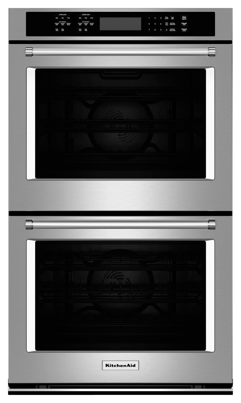 KitchenAid 27" BuiltIn Double Electric Convection Wall Oven