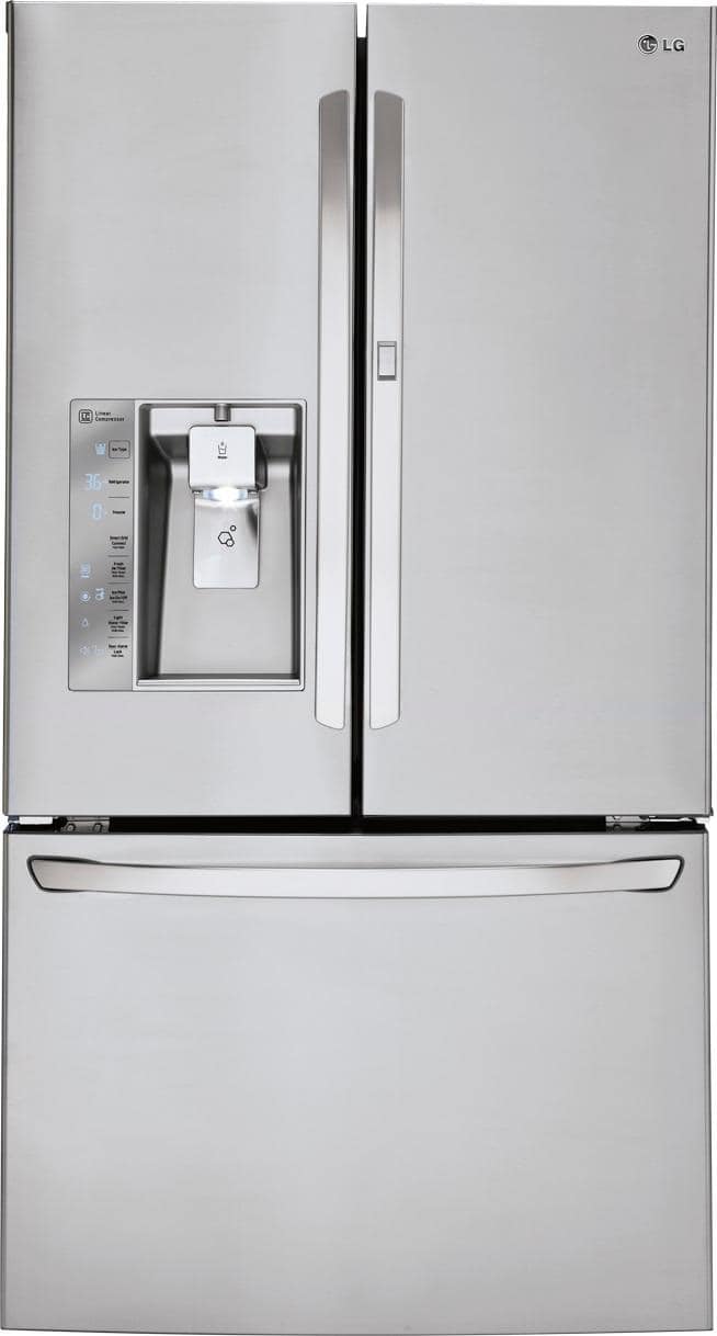 LG 29.6 Cu. Ft. French DoorinDoor Smart WiFi Enabled Refrigerator Stainless steel at