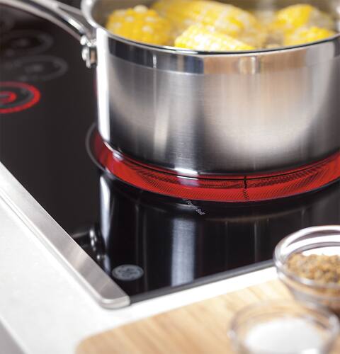 GE - 30" Built-In Electric Cooktop - Black on Black - Alt_View_Standard_13