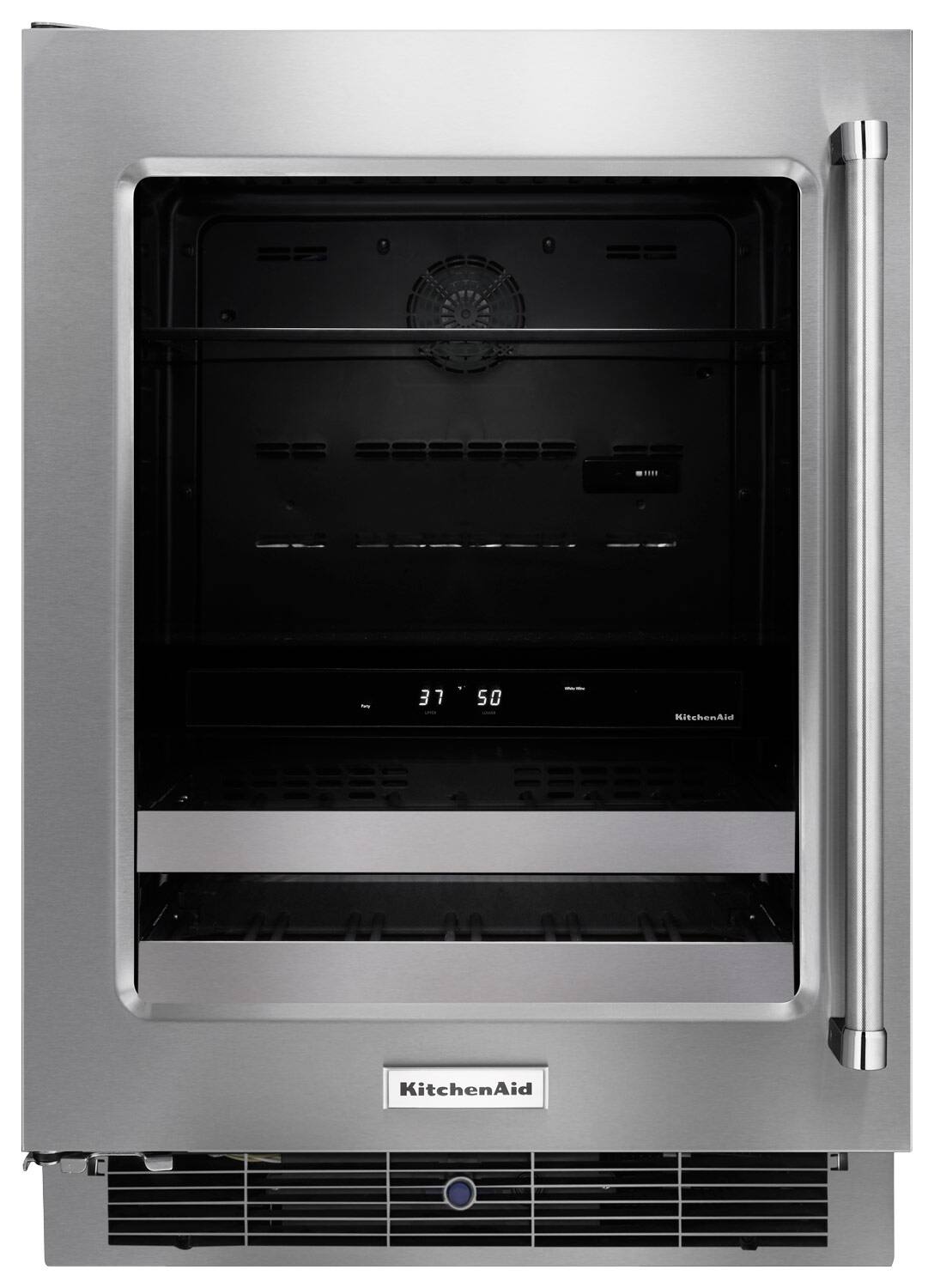 KitchenAid - 14-Bottle Beverage Center - Stainless steel - Front_Standard