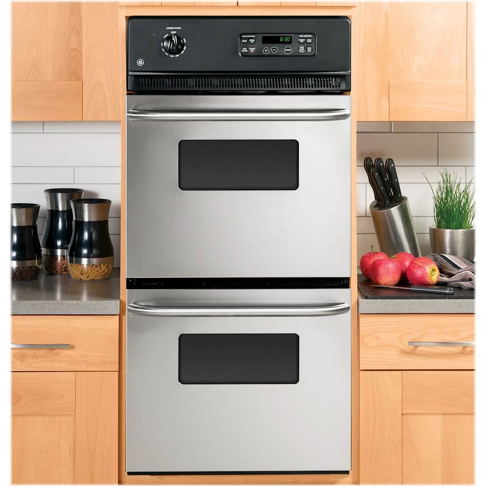 GE - 24" Built-In Double Electric Wall Oven - Stainless steel - Alt_View_Standard_12