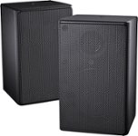 Insignia - 2-Way Indoor/Outdoor Speakers (Pair) - Black
