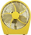 Dynex - 9" Table Fan - Lemon Yellow