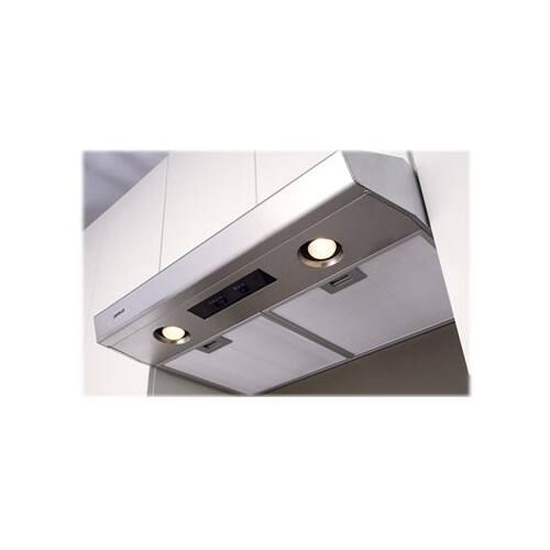 Zephyr Breeze I - 35" Recirculating Range Hood - White - Angle_Standard