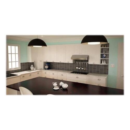 Zephyr - Essentials Power Gust Pro-Style 36" Convertible Range Hood - Stainless steel - Alt_View_Standard_11
