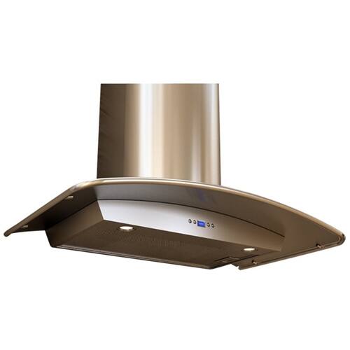 Zephyr Essentials Europa Milano 35" Convertible Range Hood Stainless steel at Pacific Sales