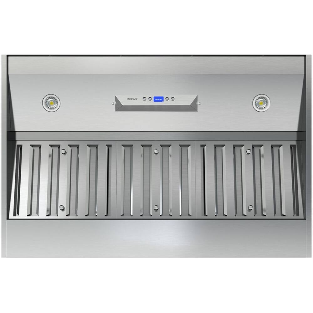 Zephyr - Essentials Power Monsoon DCBL 34" Externally Vented Range Hood - Stainless steel - Front_Zoom
