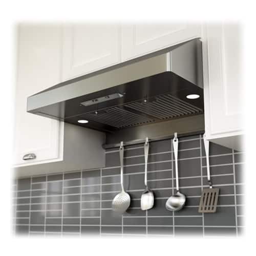 Zephyr - Essentials Power Gust Pro-Style 30" Convertible Range Hood - Stainless steel - Angle_Standard