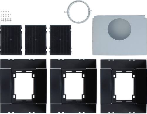 Zephyr - Recirculating Kit for Essentials Europa Roma ZRM-E36CS and ZRM-E42CS Hoods - Black - Front_Standard