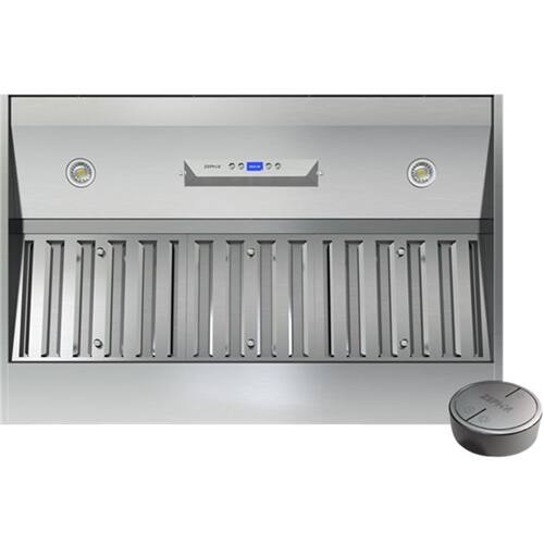 Zephyr - Essentials Power Monsoon DCBL 28" Externally Vented Range Hood - Stainless steel - Front_Standard