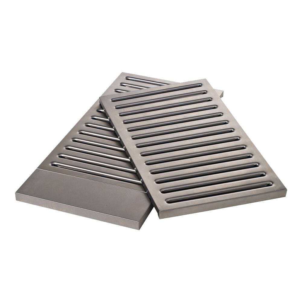 Thermador® - Masterpiece Series Baffle Filter Set for 30" Custom Insert - Stainless steel - Front_Zoom