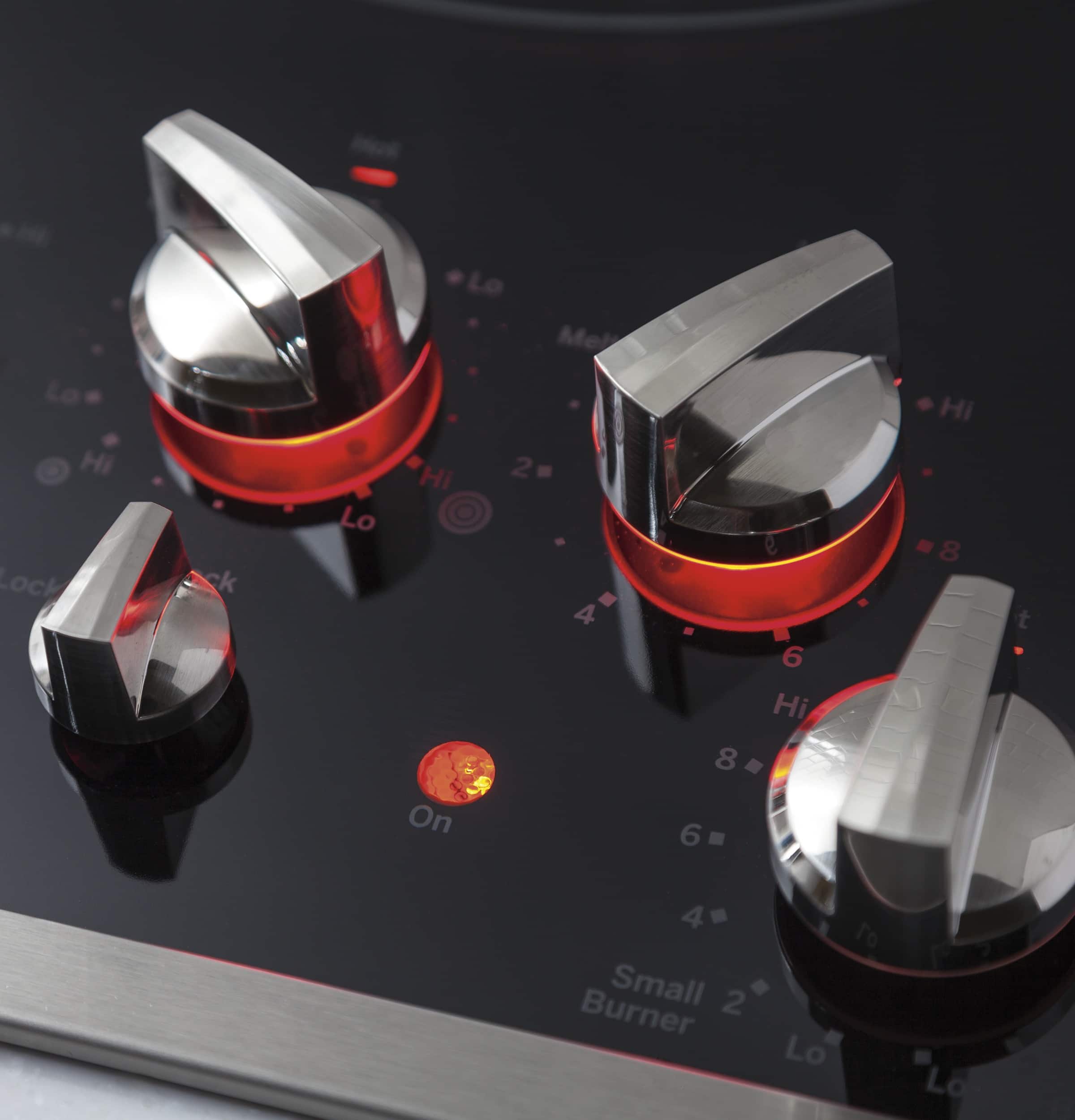 GE - Profile Series 36" Built-In Electric Cooktop - Stainless Steel-on-Black - Alt_View_Standard_15