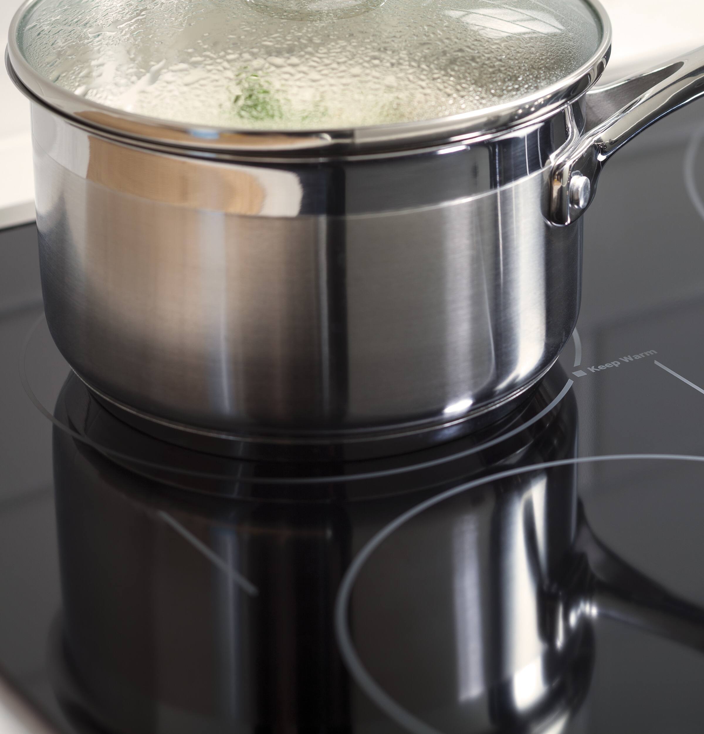 GE - Profile Series 36" Built-In Electric Cooktop - Stainless Steel-on-Black - Alt_View_Standard_16