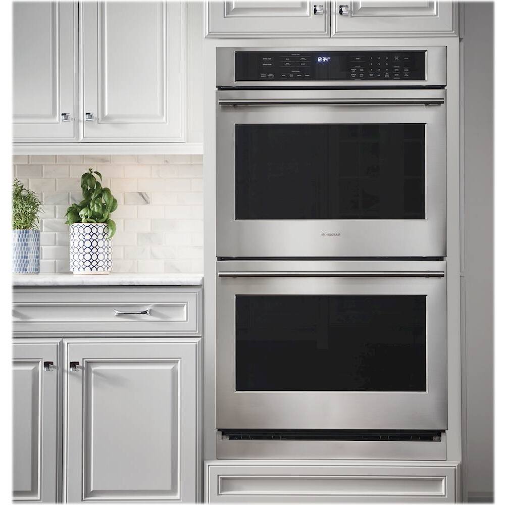Monogram - 29.8" Built-In Double Electric Convection Wall Oven - Stainless steel - Alt_View_Standard_11