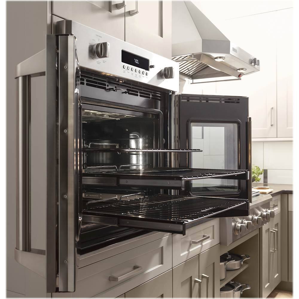 Monogram - 29.8" Built-In Single Electric Convection Wall Oven - Stainless steel - Alt_View_Standard_14
