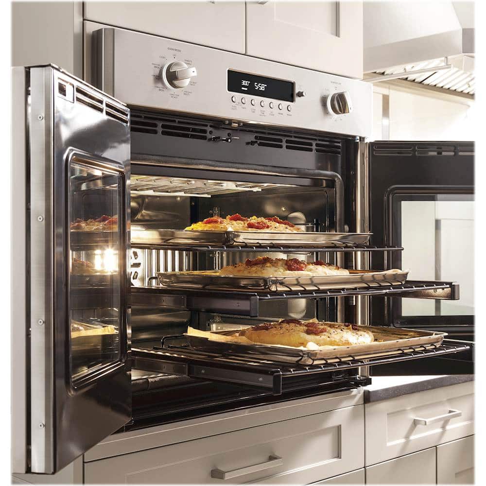 Monogram - 29.8" Built-In Single Electric Convection Wall Oven - Stainless steel - Alt_View_Standard_15