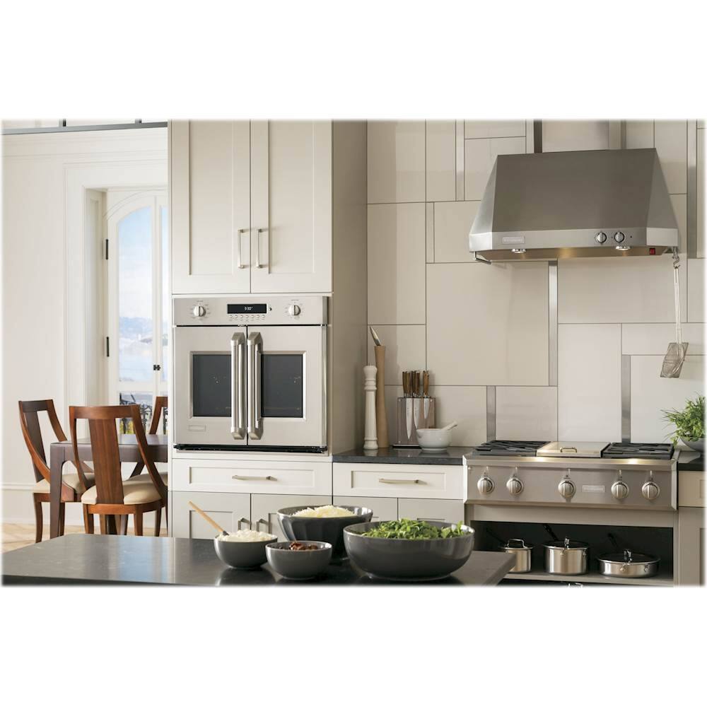Monogram - 29.8" Built-In Single Electric Convection Wall Oven - Stainless steel - Alt_View_Standard_20
