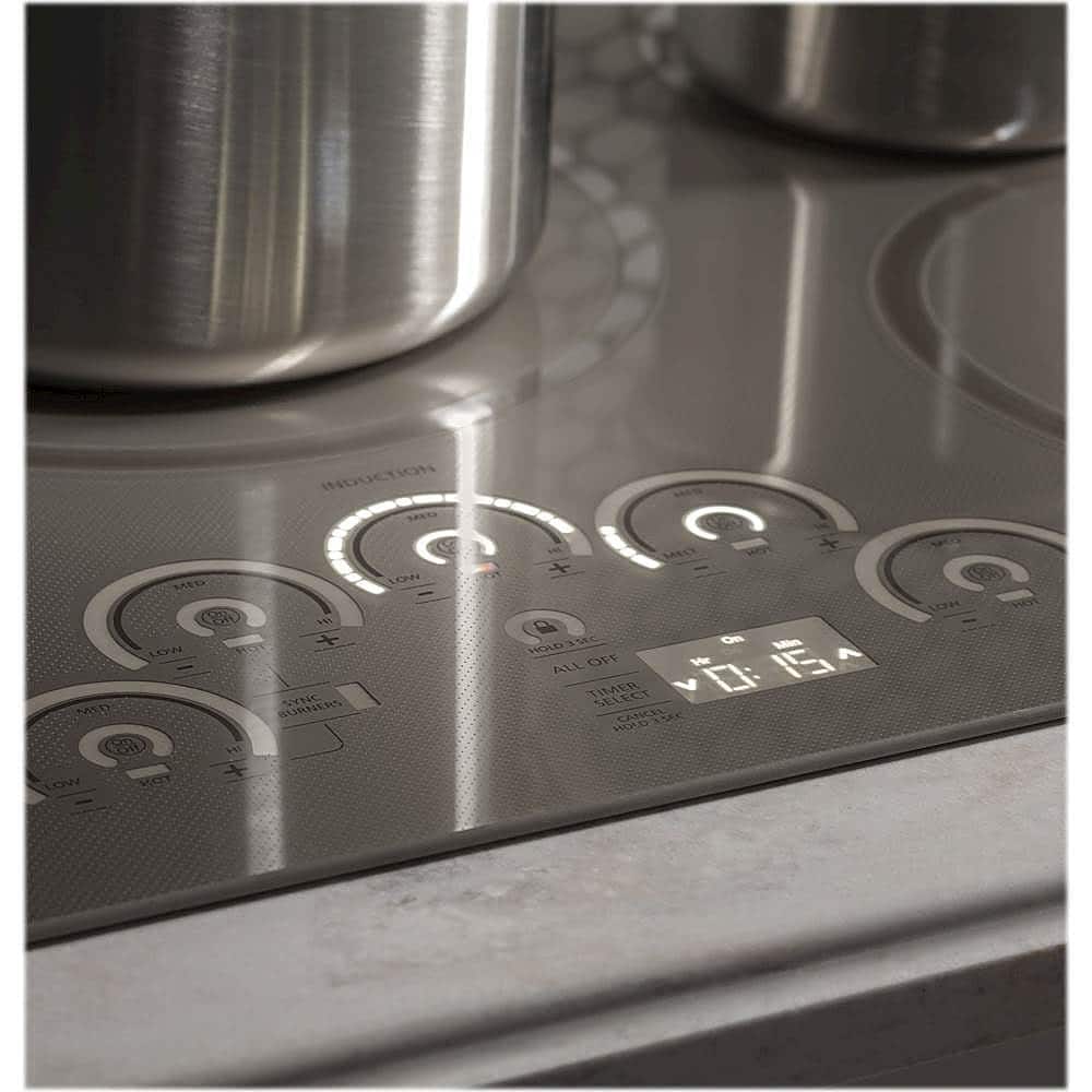 Monogram 35.8" Electric Induction Cooktop Silver at Pacific Sales