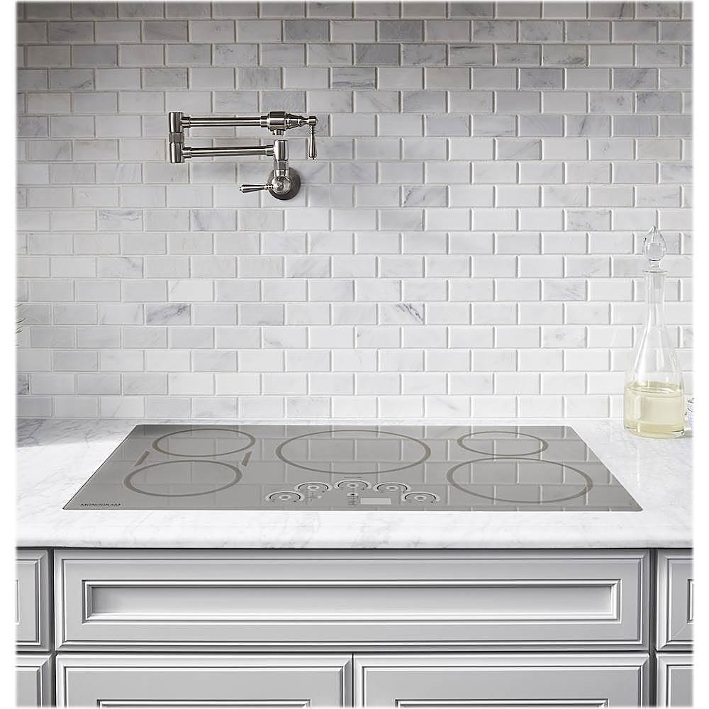 Monogram 35.8" Electric Induction Cooktop Silver at Pacific Sales