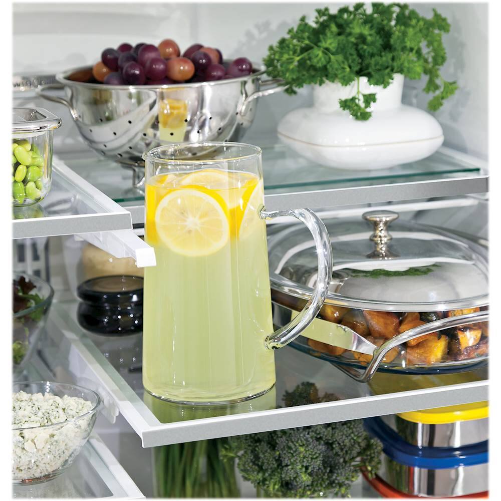 Monogram - 23.1 Cu. Ft. French Door Counter-Depth Refrigerator - Stainless steel - Alt_View_Standard_14