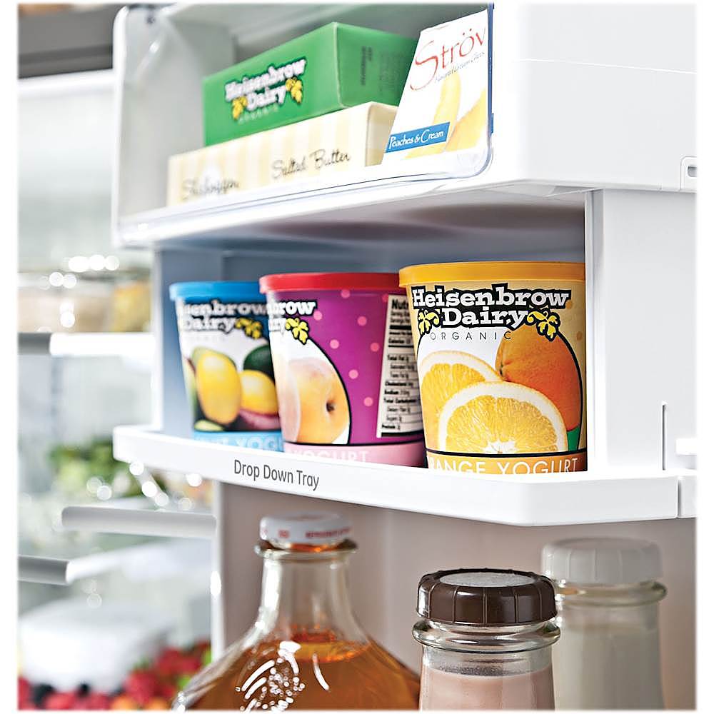Monogram - 23.1 Cu. Ft. French Door Counter-Depth Refrigerator - Stainless steel - Alt_View_Standard_15