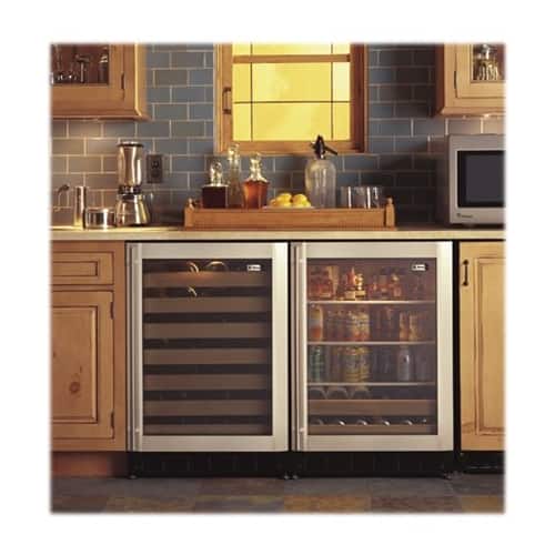 Monogram - 126-Can Beverage Cooler - Stainless steel - Alt_View_Standard_13