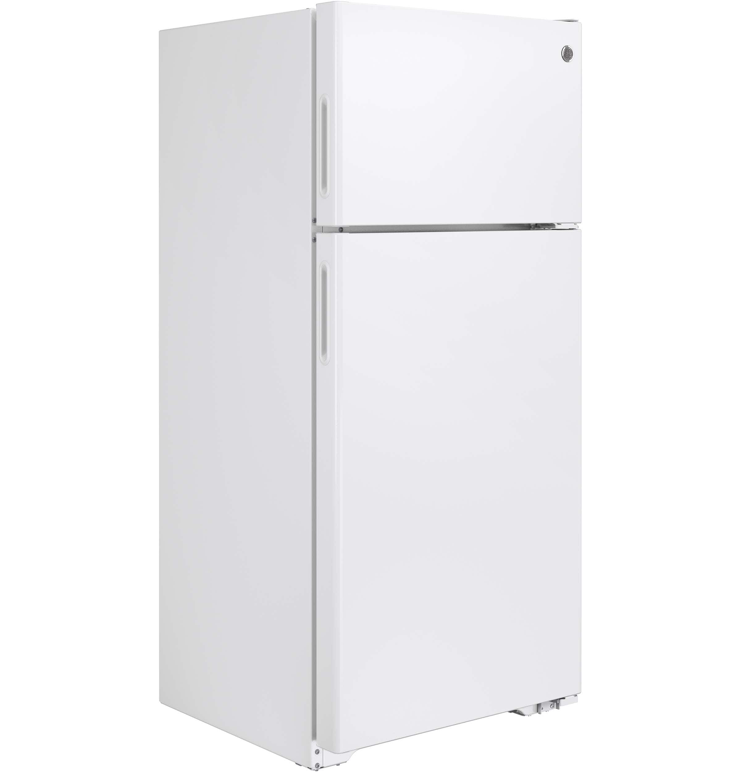 GE - 15.6 Cu. Ft. Frost-Free Top-Freezer Refrigerator - White - Alt_View_Standard_12