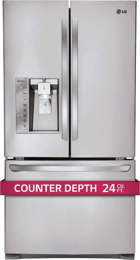 LG 24.0 Cu. Ft. CounterDepth French Door Refrigerator with Thruthe