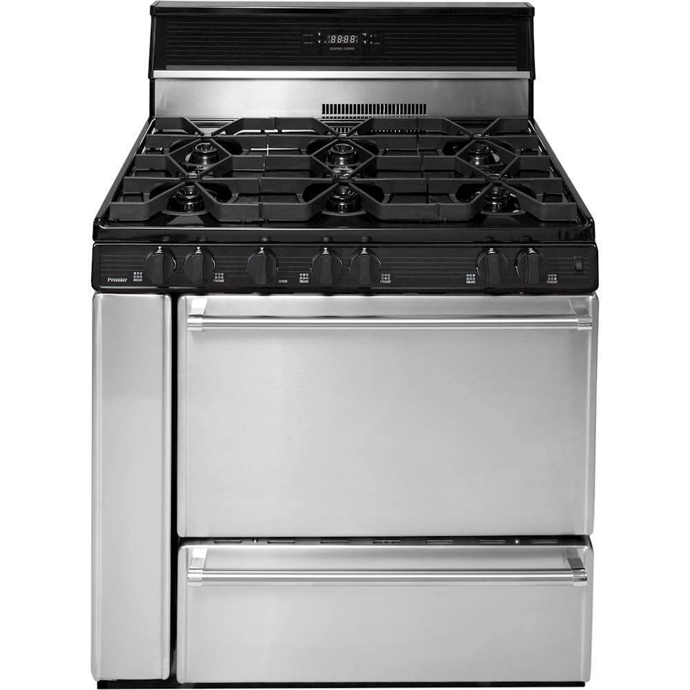 Premier 36" Freestanding Gas Range Stainless steel at Pacific Sales