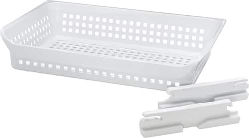 Frigidaire - SpaceWise Upright Freezer Basket - White - Angle_Standard