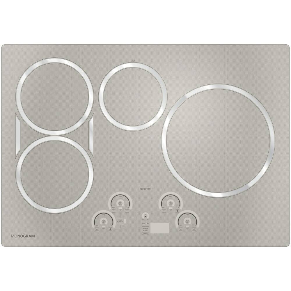 Monogram - 29.9" Electric Induction Cooktop - Silver - Angle_Standard