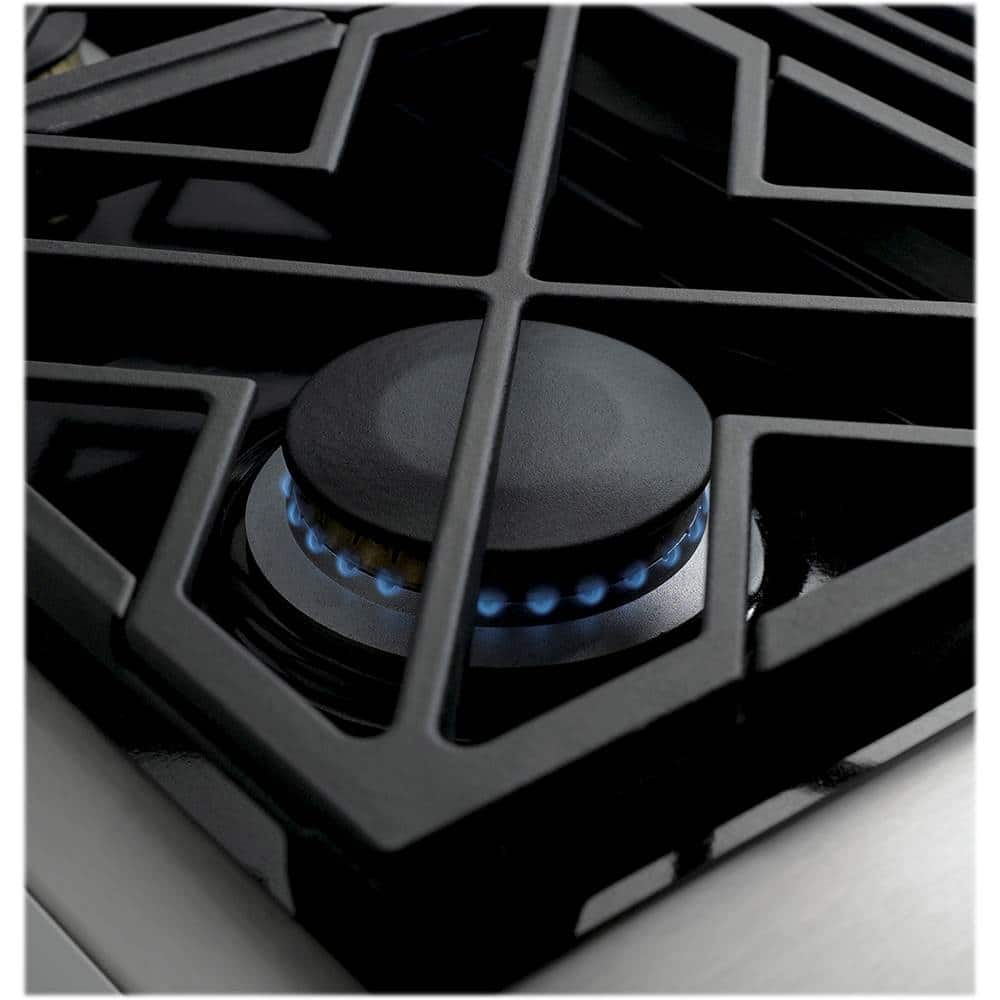 Monogram - 5.3 Cu. Ft. Self-Cleaning Freestanding Dual Fuel Convection Range - Stainless steel - Alt_View_Standard_12