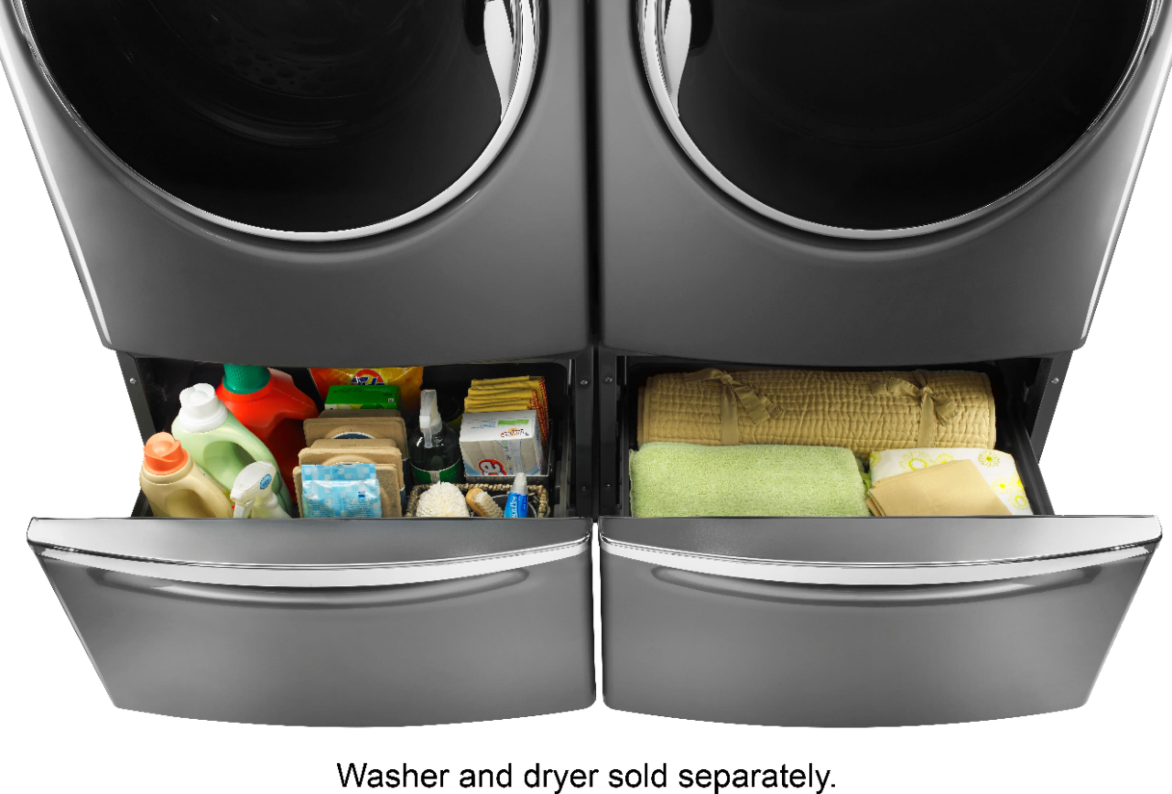 Maytag - Washer/Dryer Laundry Pedestal with Storage Drawer - Metallic Slate - Alt_View_Standard_11