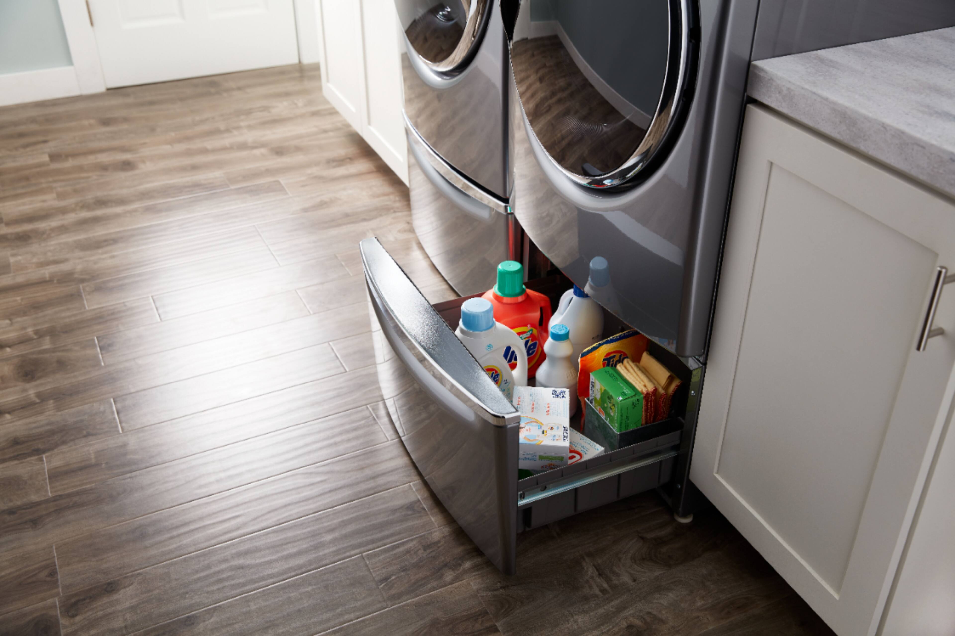 Maytag - Washer/Dryer Laundry Pedestal with Storage Drawer - Metallic Slate - Alt_View_Standard_12