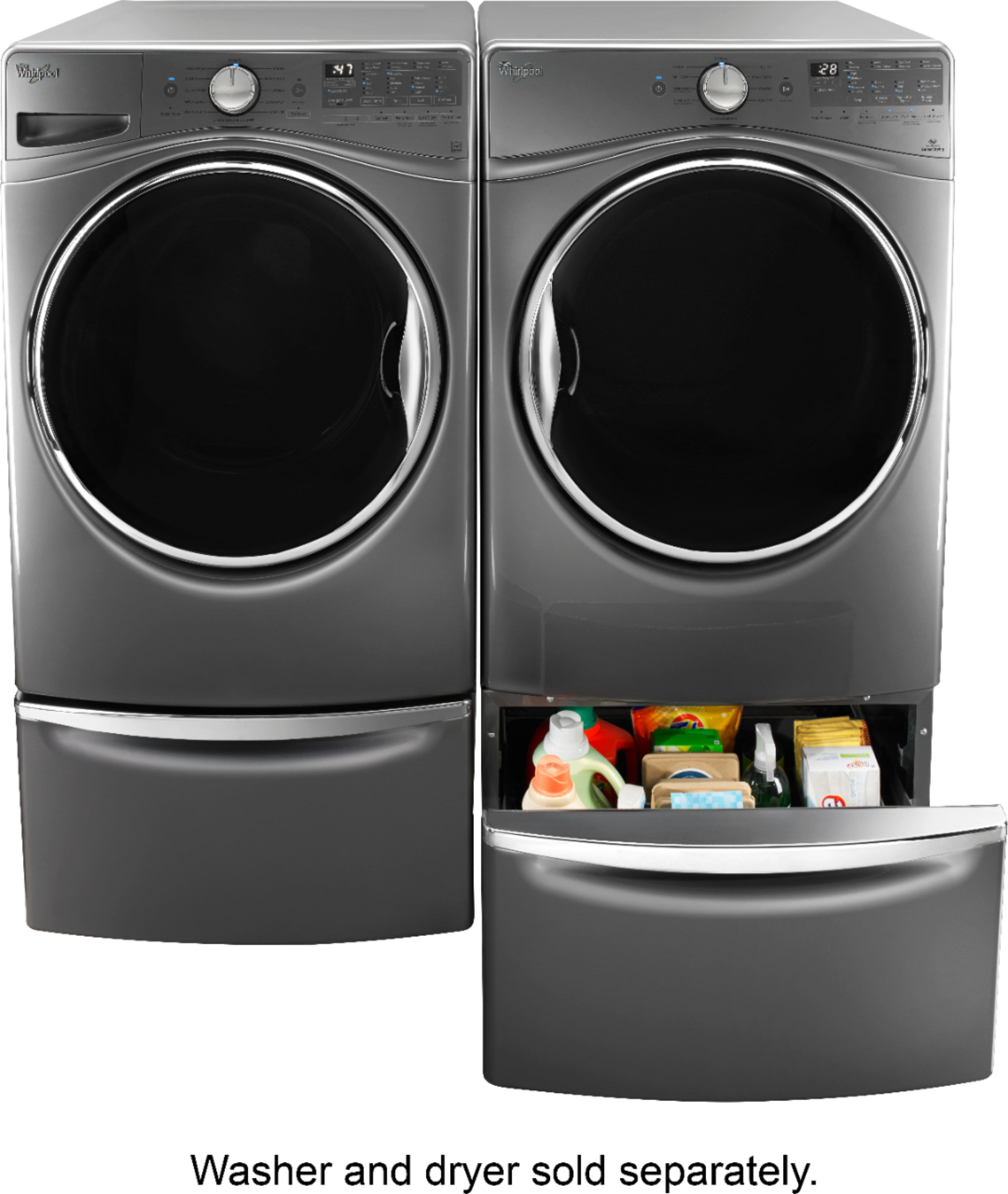 Maytag - Washer/Dryer Laundry Pedestal with Storage Drawer - Metallic Slate - Alt_View_Standard_19