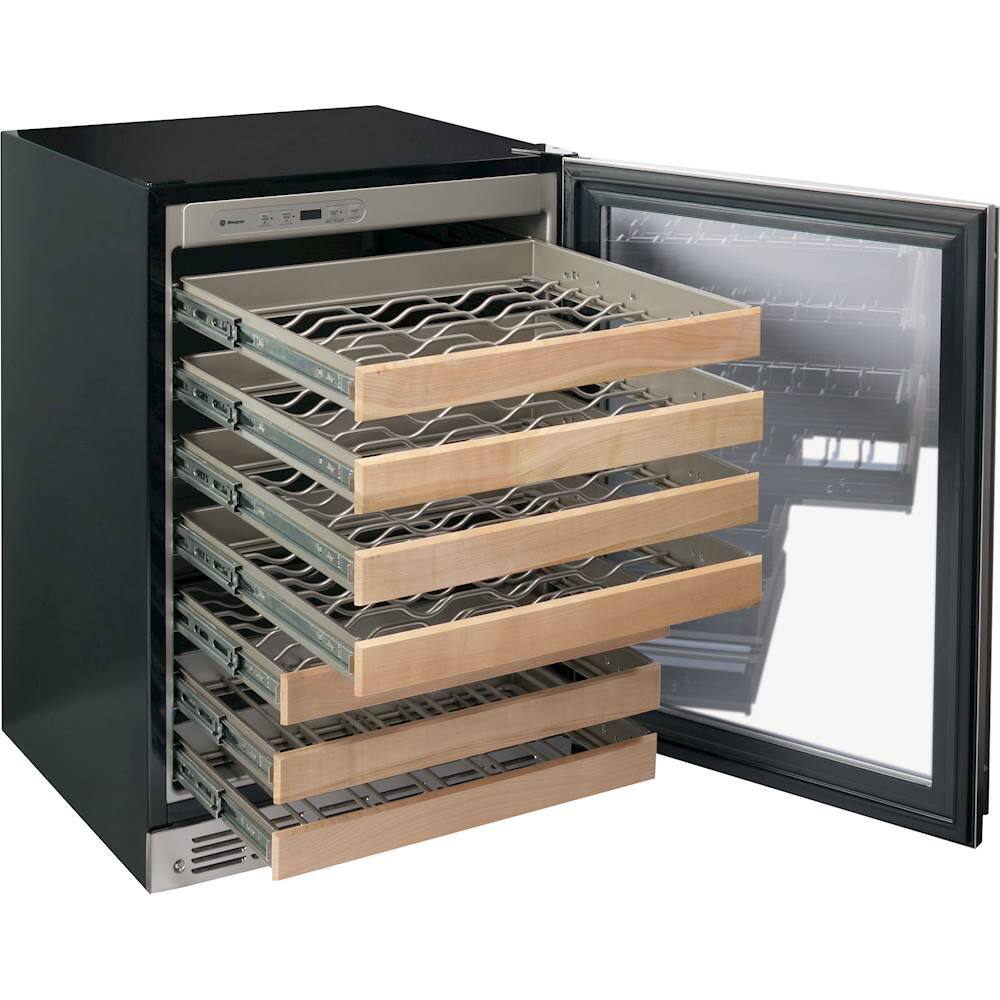 Monogram - 57-Bottle Built-In Wine Cooler - Stainless steel - Alt_View_Standard_11