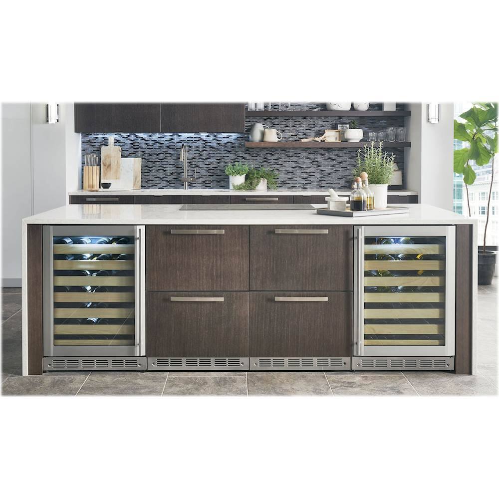 Monogram - 57-Bottle Built-In Wine Cooler - Stainless steel - Alt_View_Standard_16