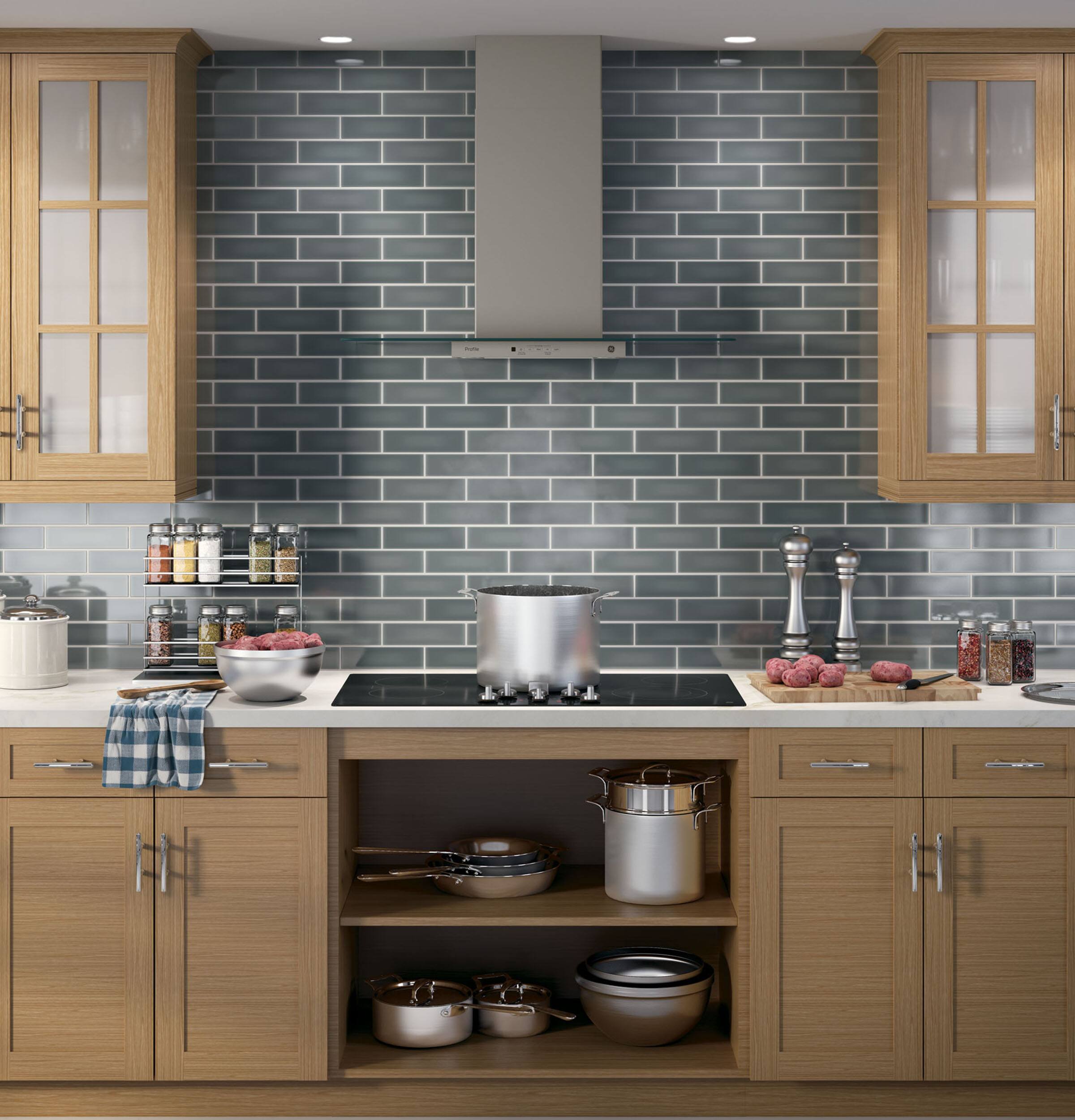 GE - Profile Series 36" Convertible Range Hood - Slate - Alt_View_Standard_11