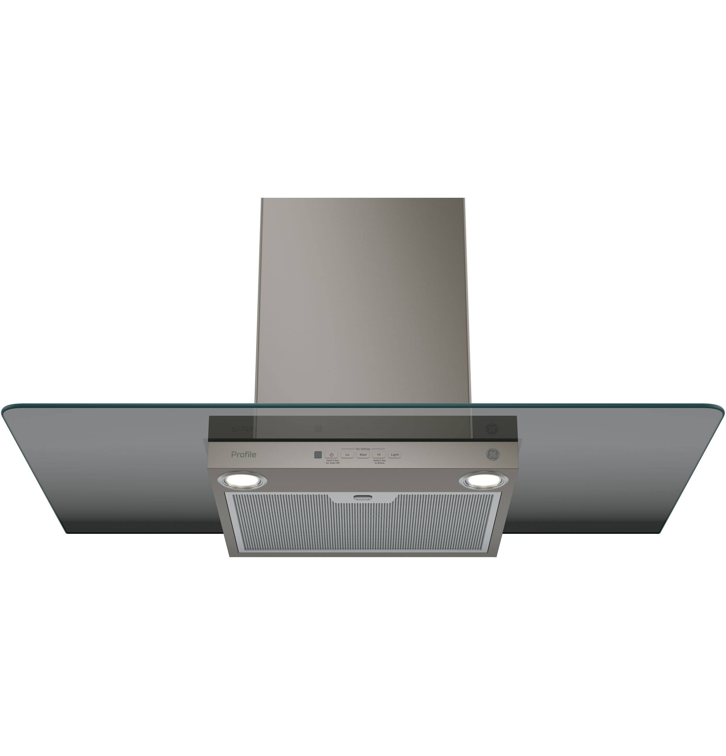 GE - Profile Series 36" Convertible Range Hood - Slate - Alt_View_Standard_12