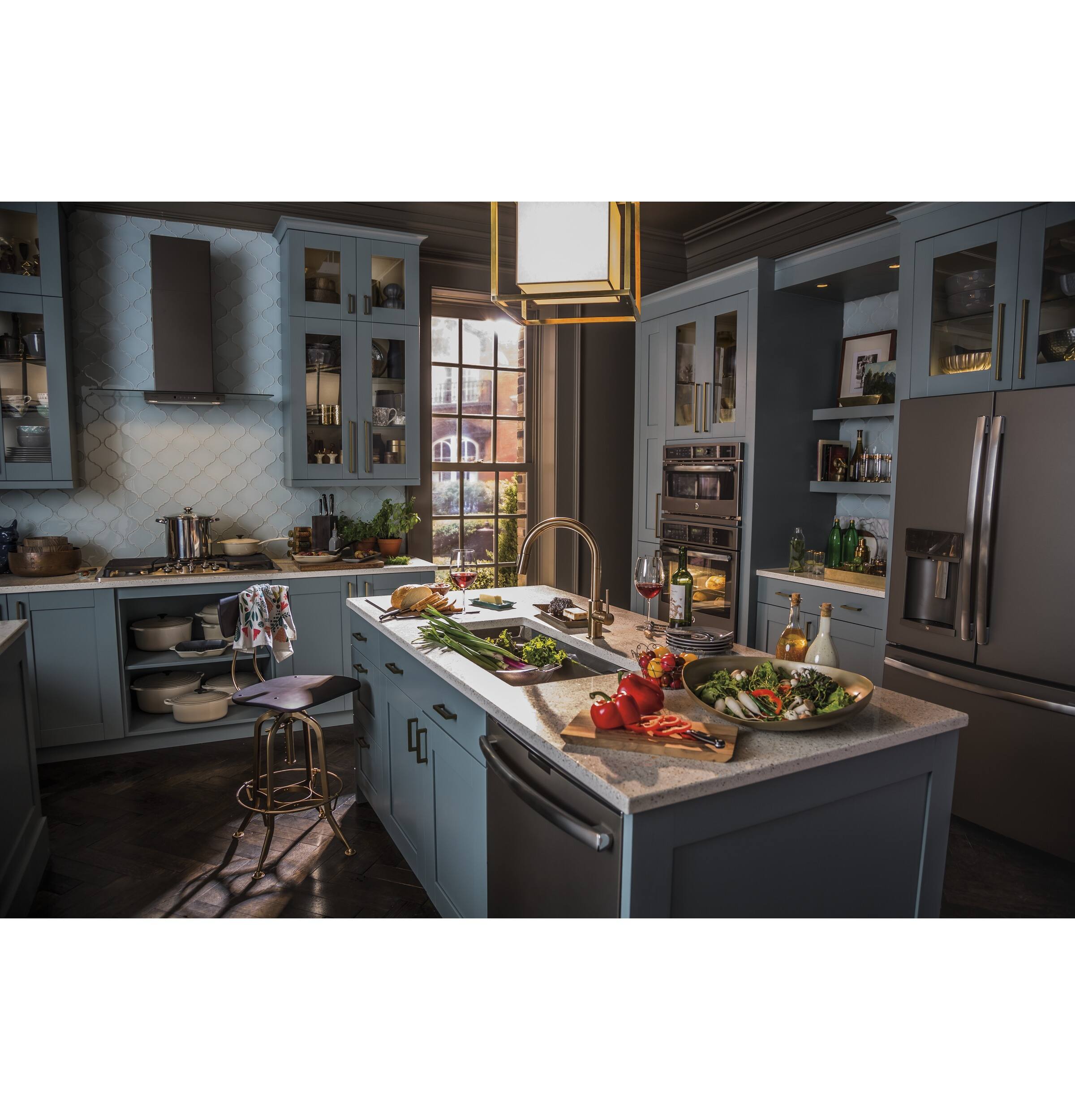 GE - Profile Series 36" Convertible Range Hood - Slate - Alt_View_Standard_14