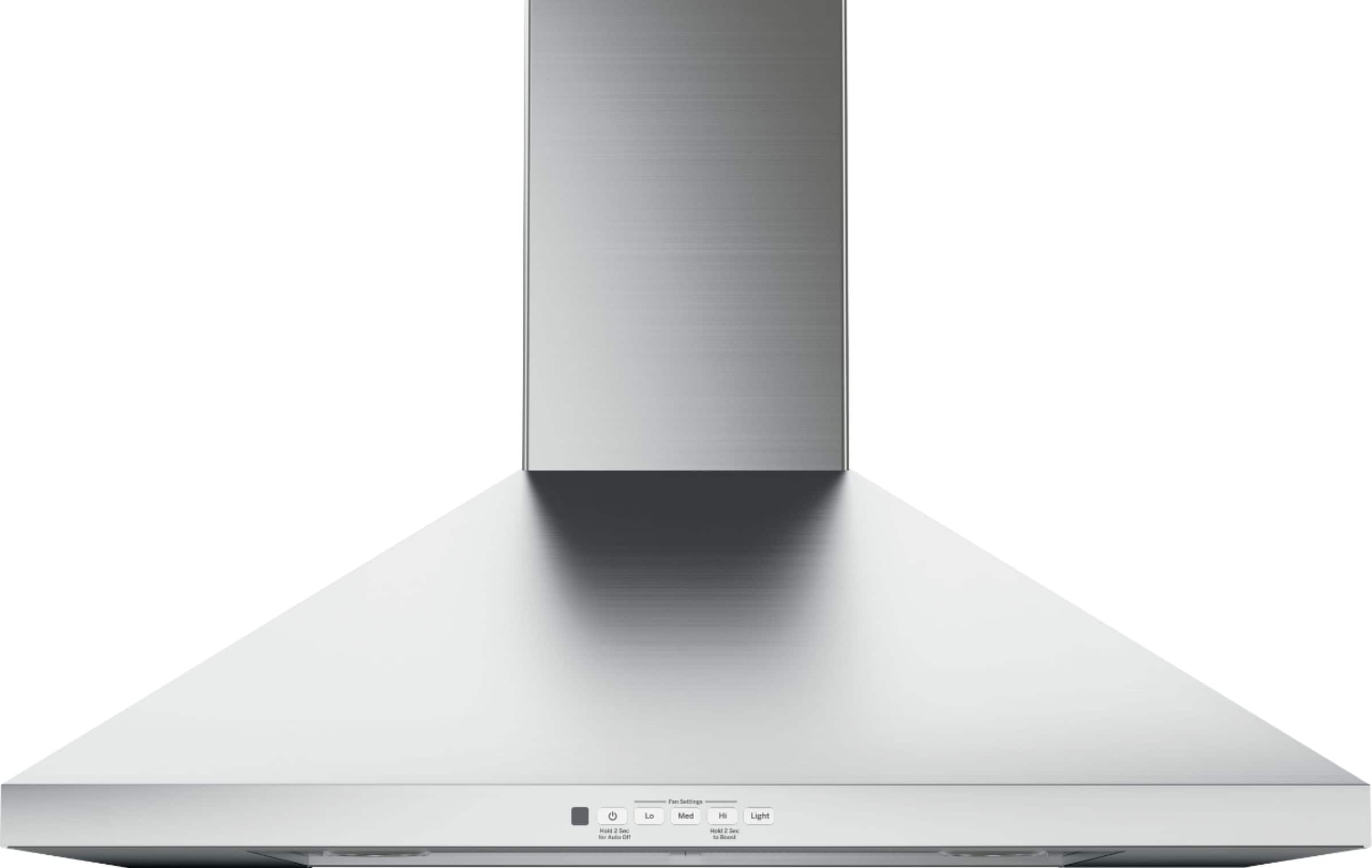 GE - 30" Convertible Range Hood - Stainless steel - Front_Zoom