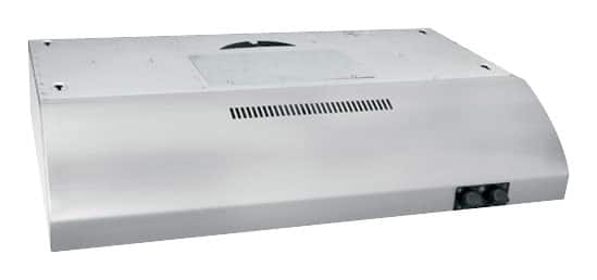 GE - 30" Convertible Range Hood - Stainless steel - Front_Standard