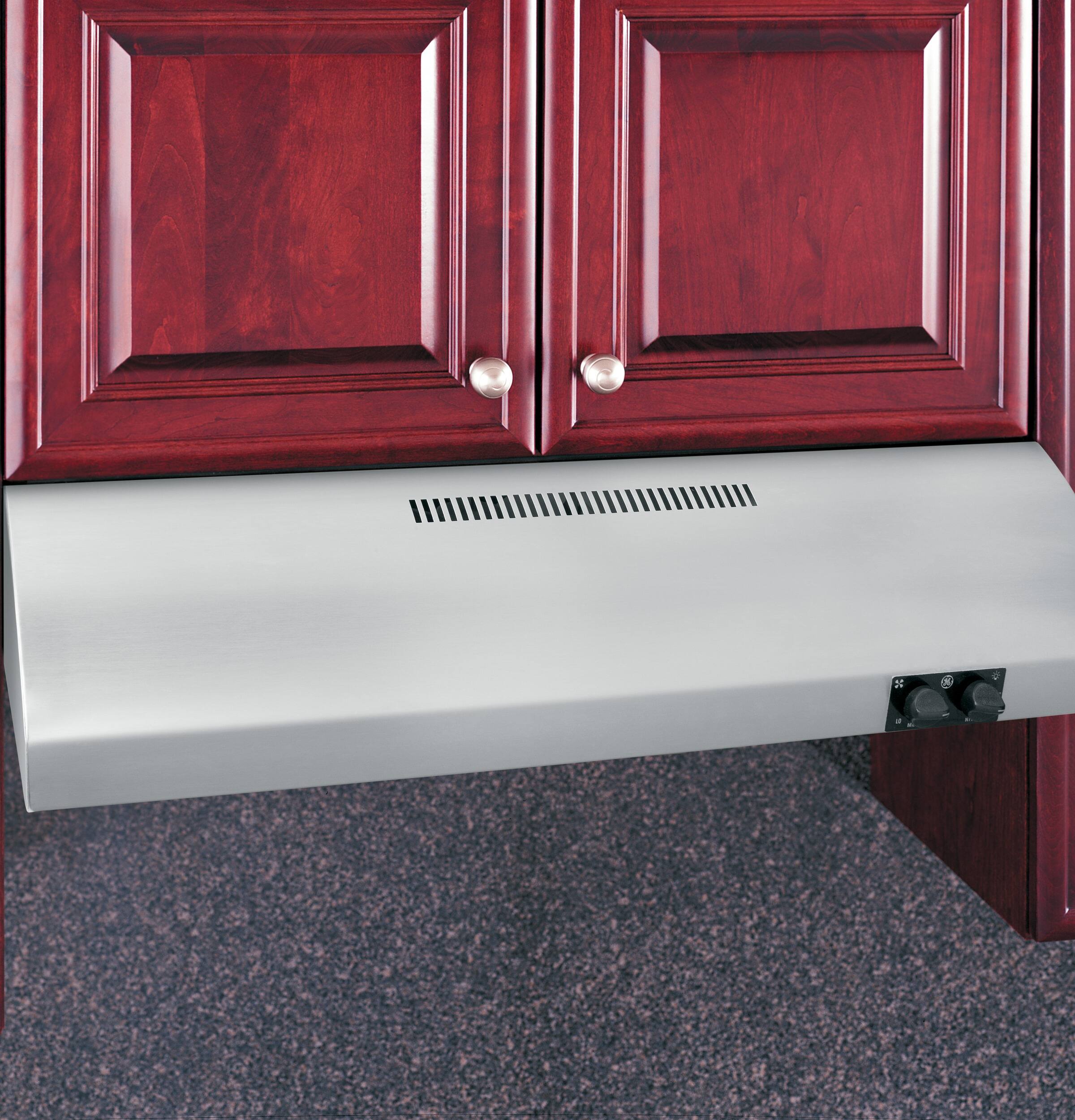 GE - 30" Convertible Range Hood - Stainless steel - Alt_View_Standard_11