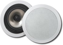 6-1/2" In-Ceiling Speakers (Pair) - White