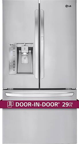 LG - Door-in-Door 28.6 Cu. Ft. French Door Refrigerator with Thru-the