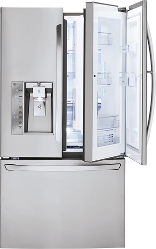 LG - Door-in-Door 28.6 Cu. Ft. French Door Refrigerator with Thru-the ...