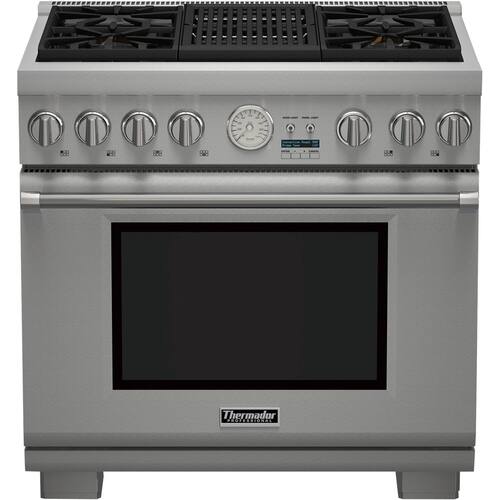 Thermador 5.7 Cu. Ft. SelfCleaning Freestanding Dual Fuel Convection Range at Pacific Sales